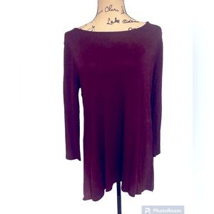 Alfani Tunic New Wine 3/4 Sleeve (2 for $20)